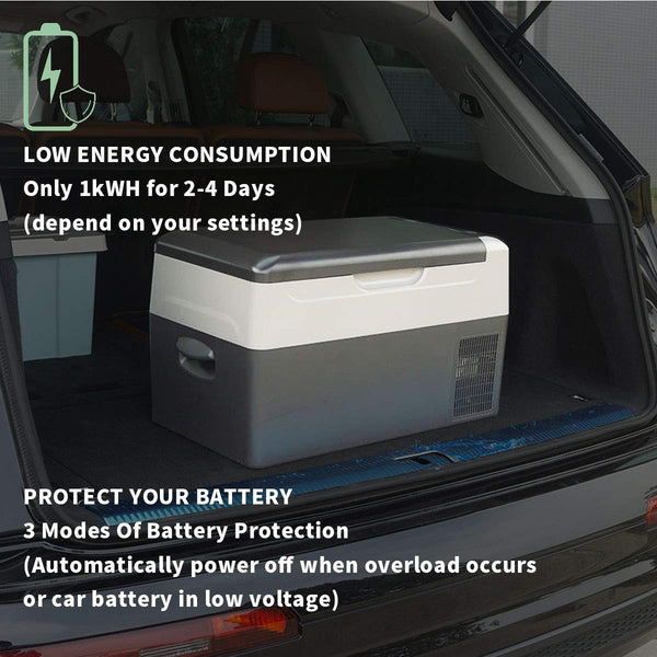 Alpicool G22 22L Compressor Car Fridge Freezer, DC 12v Camping Refrigerator, Portable Mini Cool Box for TruckCampervanRVBoat, -20℃ to 20℃