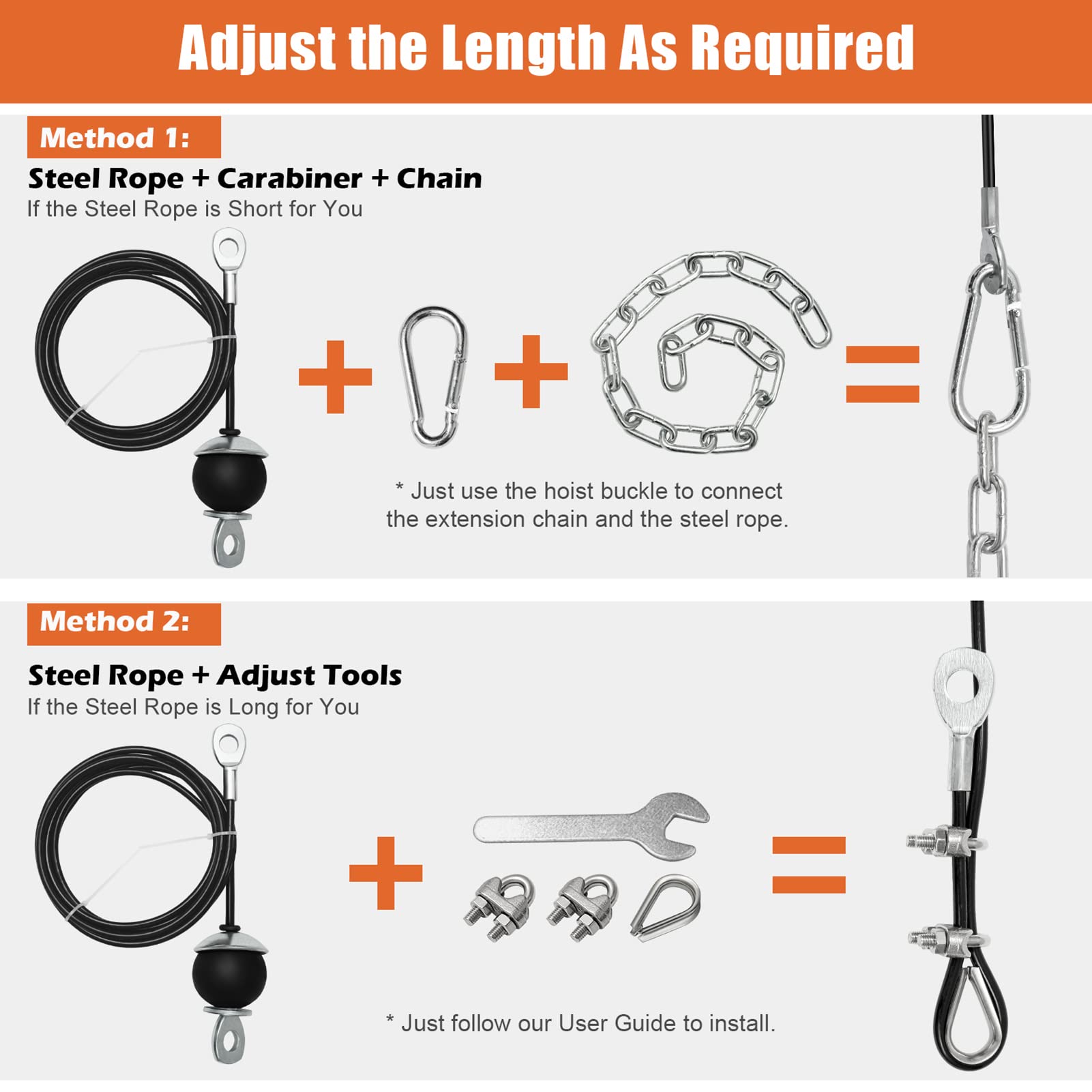 SERTT Weight Pulley System Gym, Pulley Pro Home Cable Pulley System gym for Lat Pull Down, Biceps Curl, Triceps, Shoulders, Back, Forearm Workout, DIY