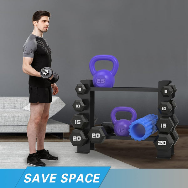 WINNOW Dumbbell Rack Home Gym Weight Rack Dumbbell Storage Rack Multi-layer Weights Holder