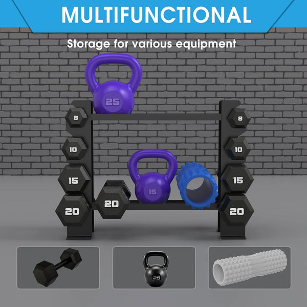 WINNOW Dumbbell Rack Home Gym Weight Rack Dumbbell Storage Rack Multi-layer Weights Holder