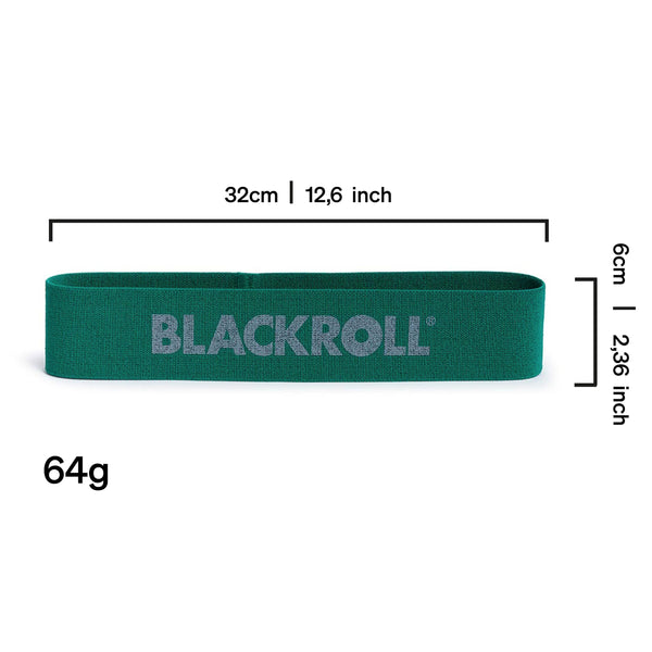 BLACKROLL? Loop Band (32 cm) | Resistance Band for Exercises Fitness and Training | Elastic Fabric Comfortable on the Skin | Home, Gym, Office, Park |