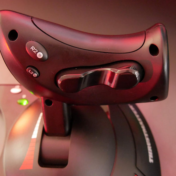 Thrustmaster T.Flight Hotas X - 5-Axis Flight Simulator Joystick with Throttle, Adjustable Resistance, and Programmable Buttons for PC