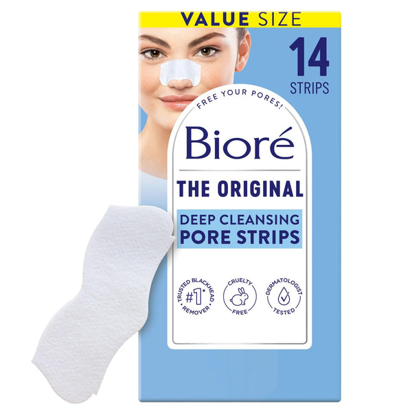 Biore Deep Cleansing Pore Strips For Nose - 14 Ea