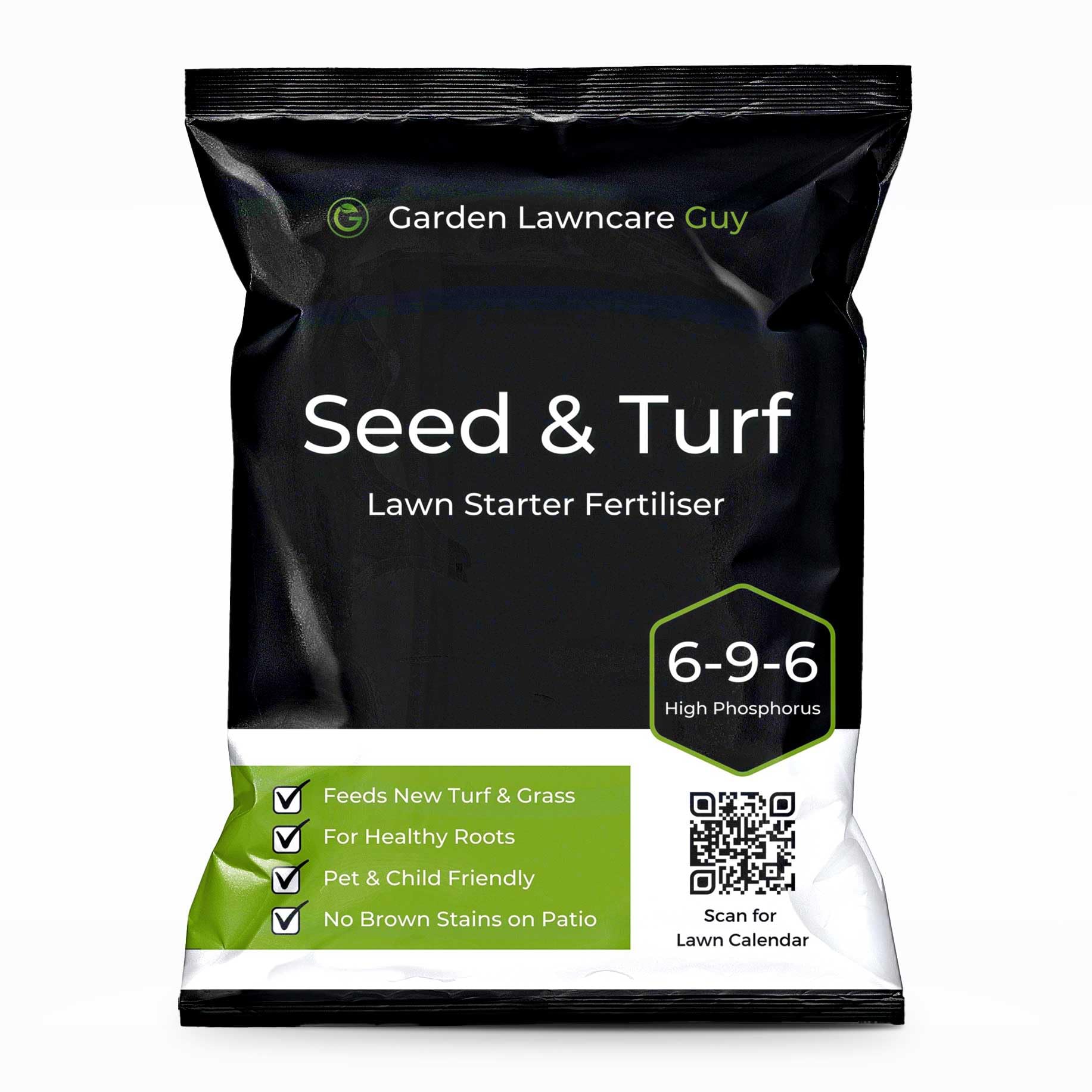 Seed Start - For Healthy Grass Seeds and Turf - Pre Seed and Pre Turf Lawn Fertiliser - Non Hazardous Formula - Garden Lawncare Guy