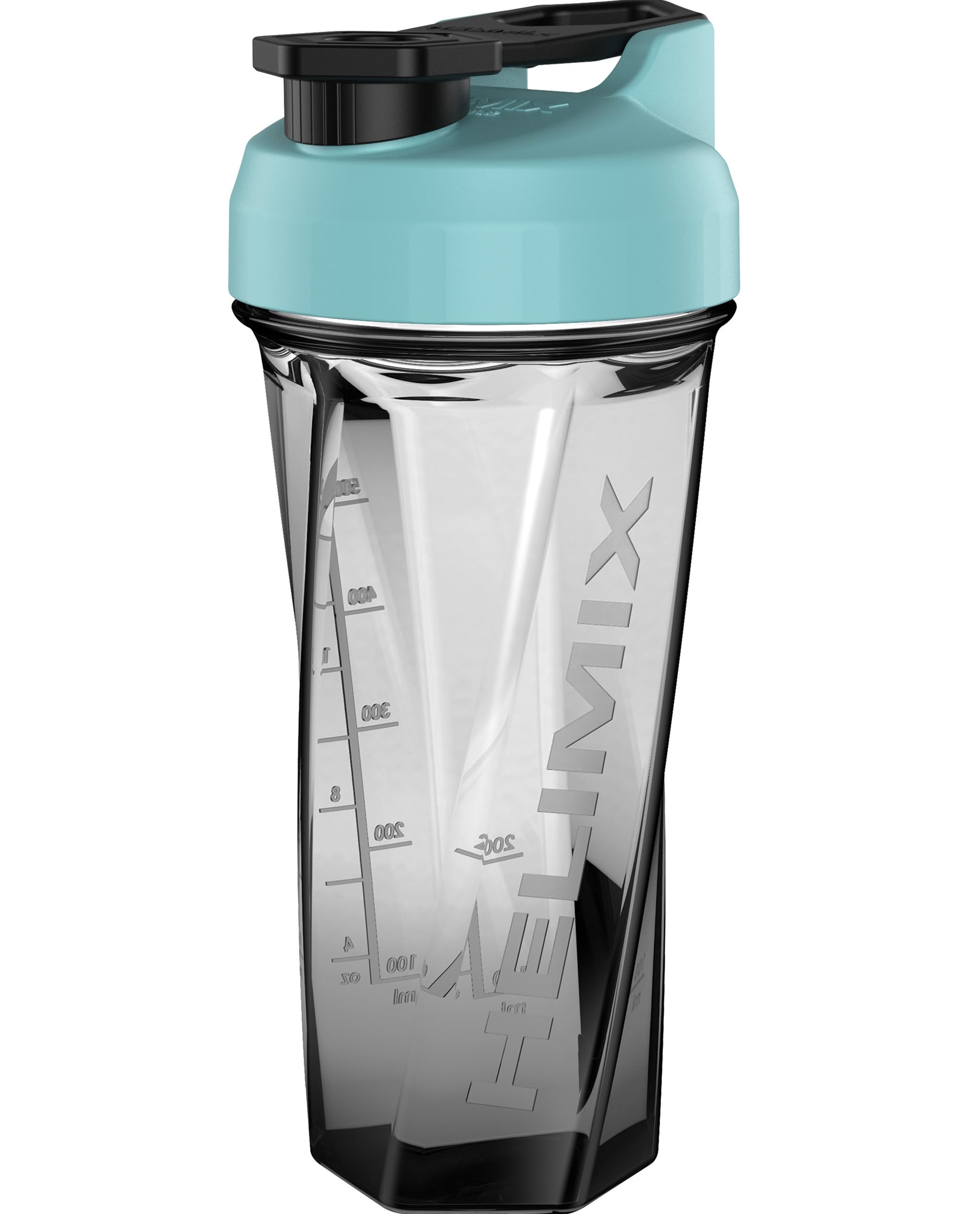 Helimix 2.0 Vortex Blender Shaker Bottle 828 ml - No Blending Ball or Whisk - USA Made - Portable Pre Workout Whey Protein Drink Cup - Mixes Cocktails Smoothies Shakes - Top Rack Safe
