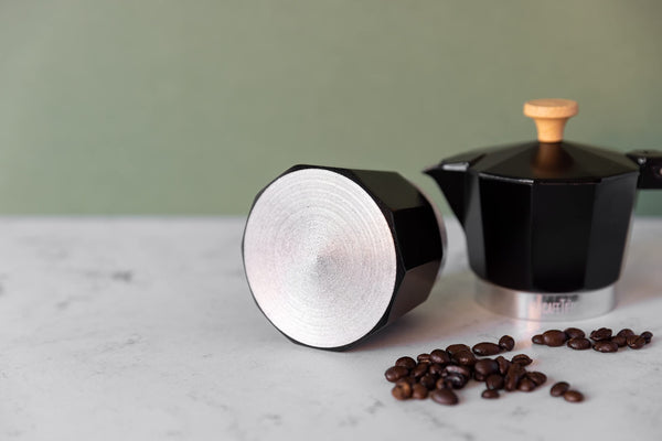 La Cafetière Venice Aluminium Espresso Maker, Three Cup, Black, Gift Boxed