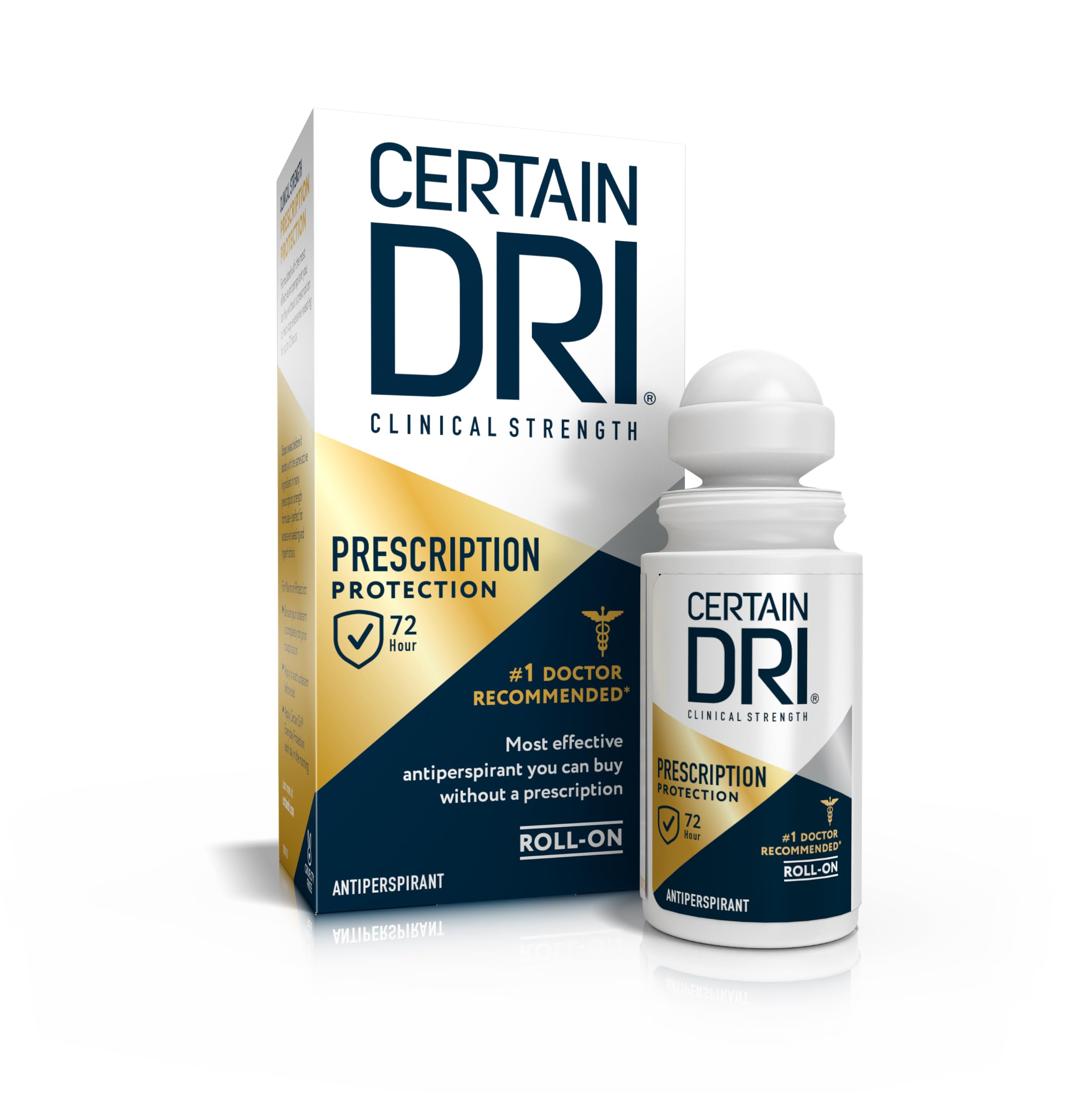 Certain Dri Anti-Perspirant, Roll-On, Pack of 1, 1.2 oz