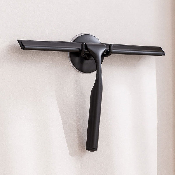 Shower Squeegee,Window Squeegee,Stainless Steel Shower Screen Wiper with Strong Suction Hook for Bathroom,Kitchen,Mirror,Car,Window and Glass