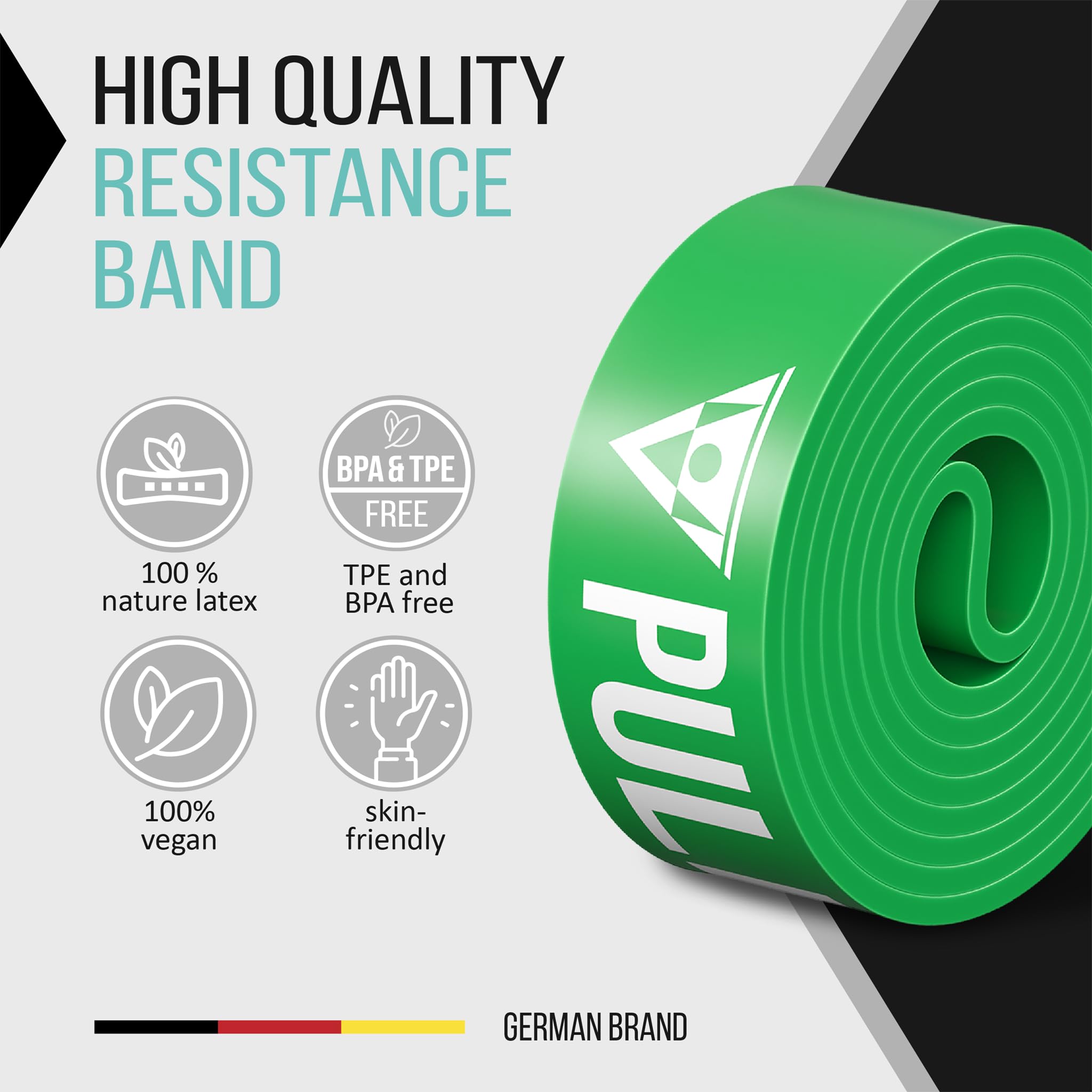 Resistance Bands Pull Up Bands for Assisted Pull Ups, Calisthenics, Crossfit, Pull Up Bar; Premium Fitness Bands (EXTRA LIGHT + LIGHT + MEDIUM +