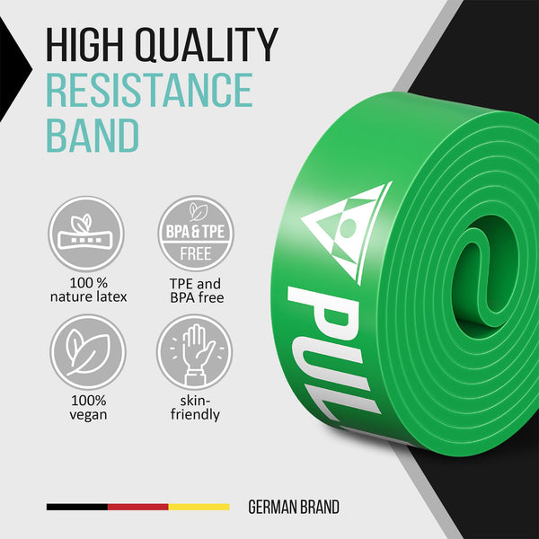 Resistance Bands Pull Up Bands for Assisted Pull Ups, Calisthenics, Crossfit, Pull Up Bar; Premium Fitness Bands (EXTRA LIGHT + LIGHT + MEDIUM +