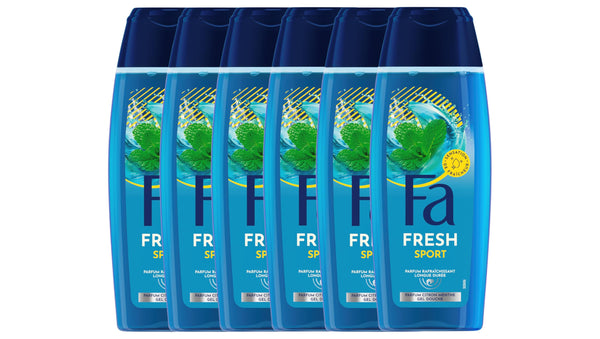 Fa Men Active Sport Revitalising Shower Gel 250 ml Pack of 6
