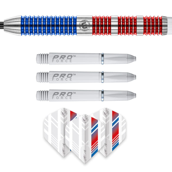 WINMAU Wildcats 24 gram Tungsten Darts Set with Flights and Stems (Shafts)