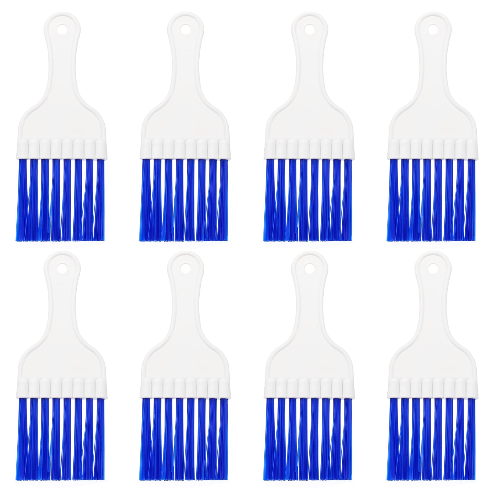 PATIKIL Air Conditioner Fin Comb, 8Pcs Plastic Whisk Brush Condenser Cleaning Brush Refrigerator Coil Fin Cleaner Radiator Repair Tool for AC Unit,