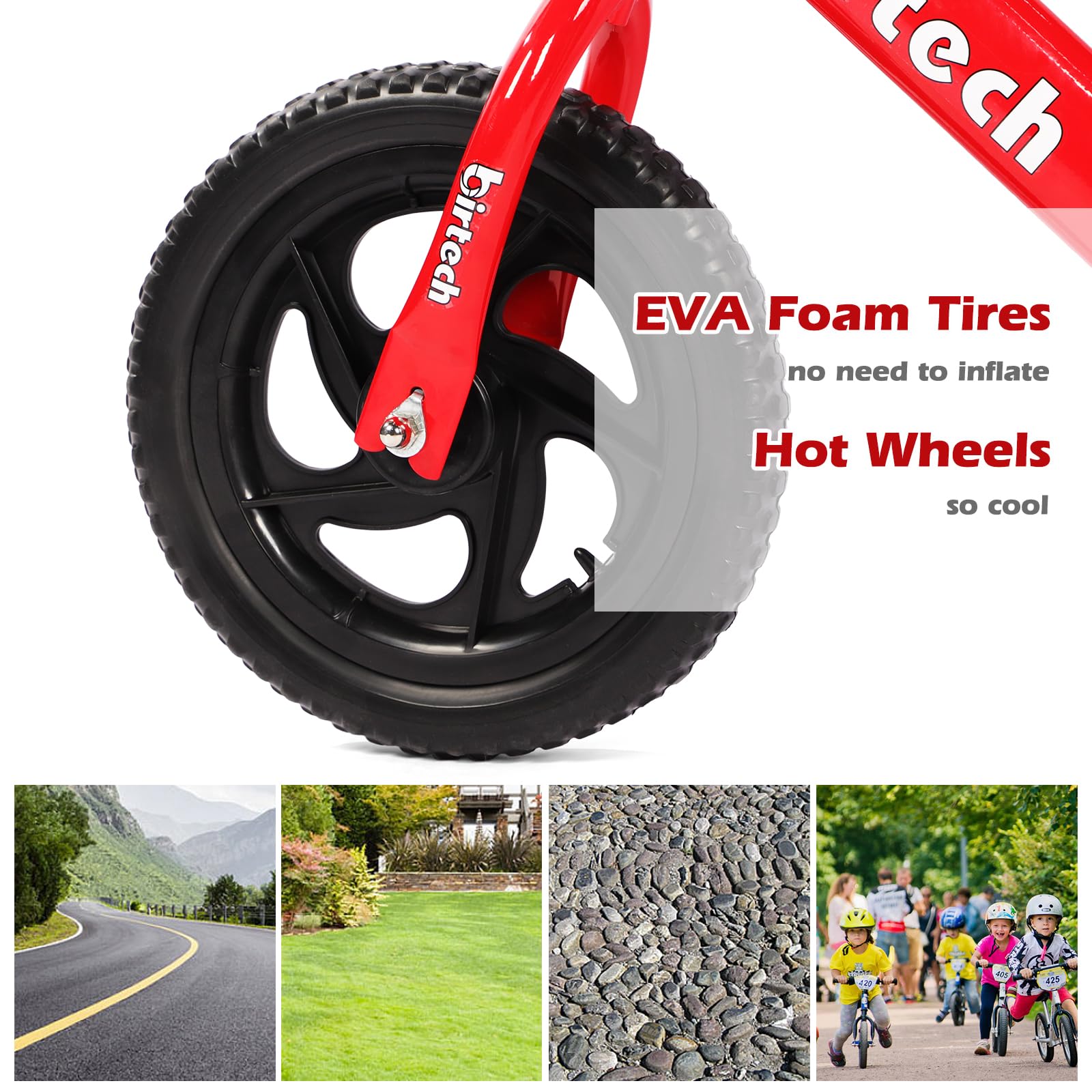 Balance Bike for Toddlers, Kids - 2, 3, 4 Year Olds, Bicycle Toys for 1 Year Old Boys Girls, No Pedal Training Bicycle Toddler Bike