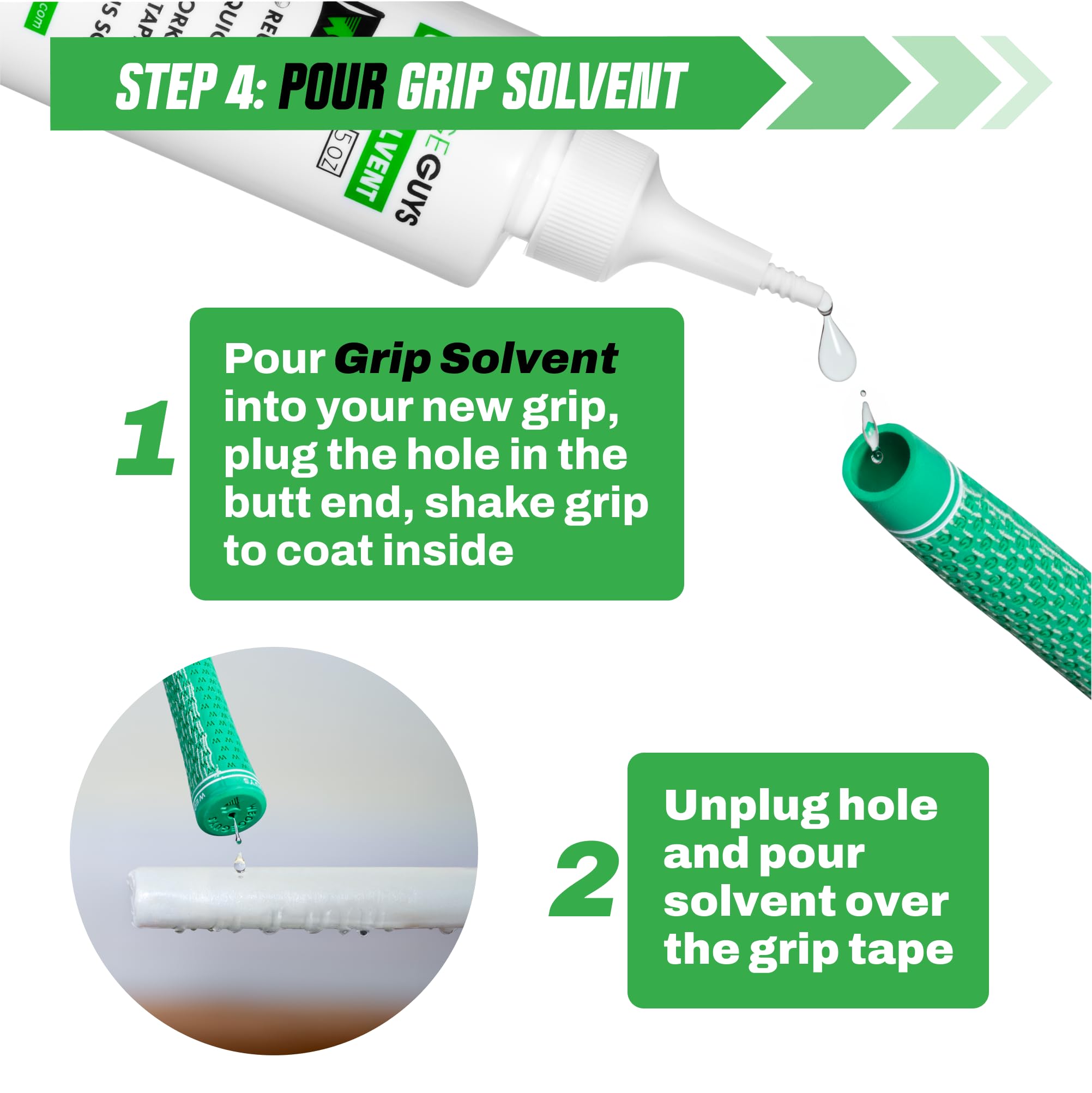 Wedge Guys Golf Grip Kits for Regripping Golf Clubs - Professional Quality - Options Include Hook Blade, 15 or 30 Tape Strips, 5 or 8 oz Solvent, Grip