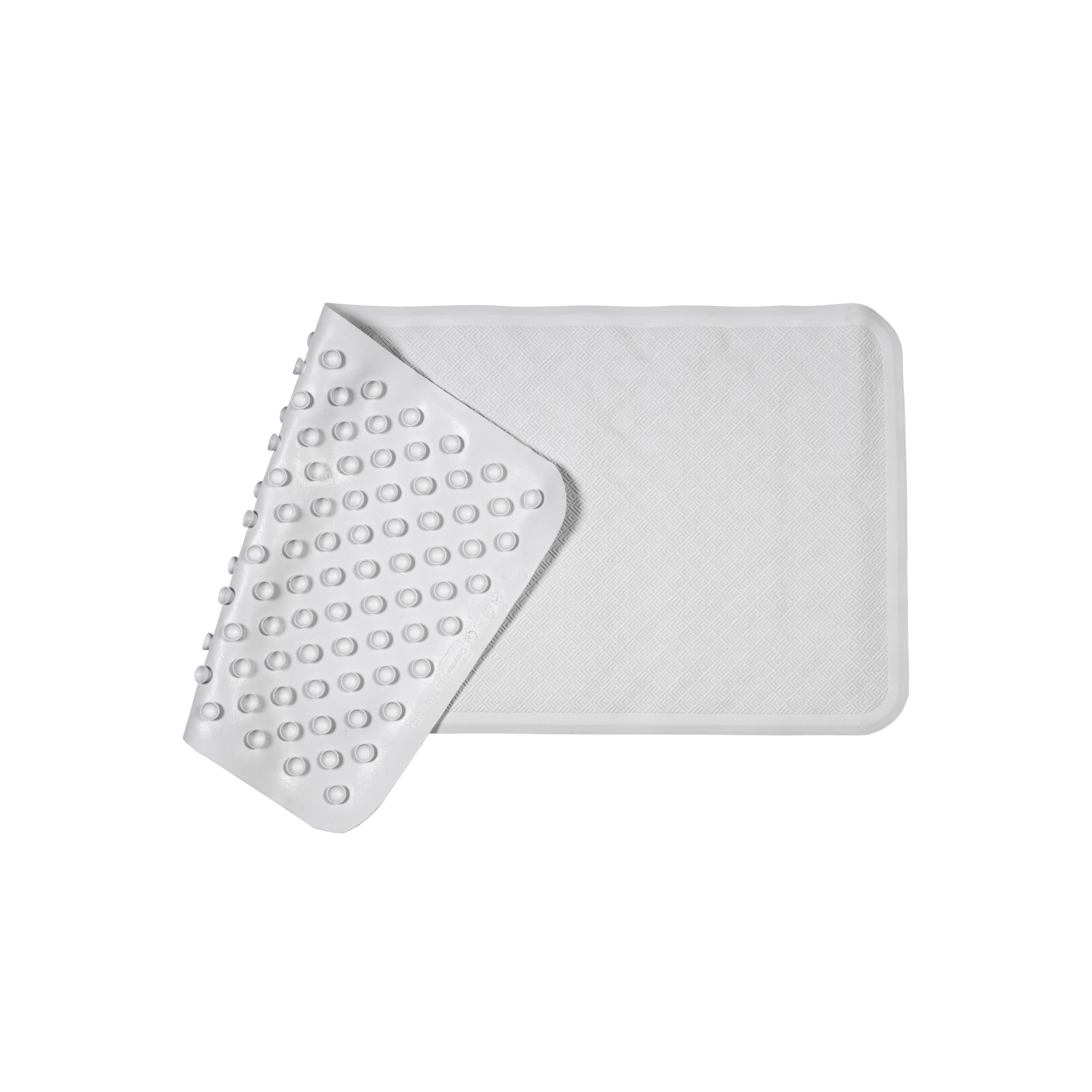 Croydex Rubagrip Bath Mat Non Slip Anti Mould for Inside Bath - Slip Resistant with Secure Grip Suction Cups, Easy to Clean, Made from Natural Rubber,