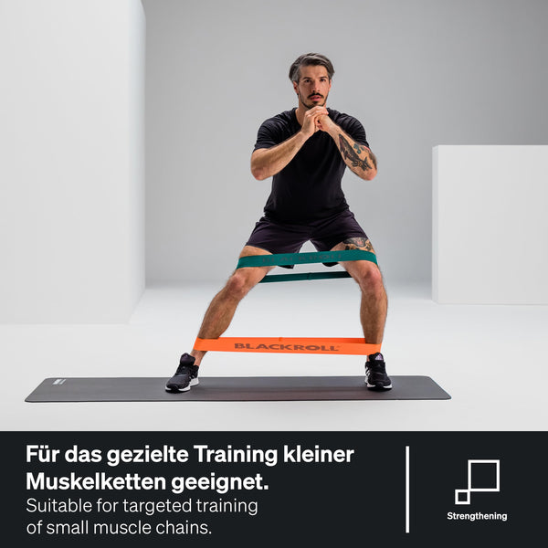 BLACKROLL? Loop Band (32 cm) | Resistance Band for Exercises Fitness and Training | Elastic Fabric Comfortable on the Skin | Home, Gym, Office, Park |