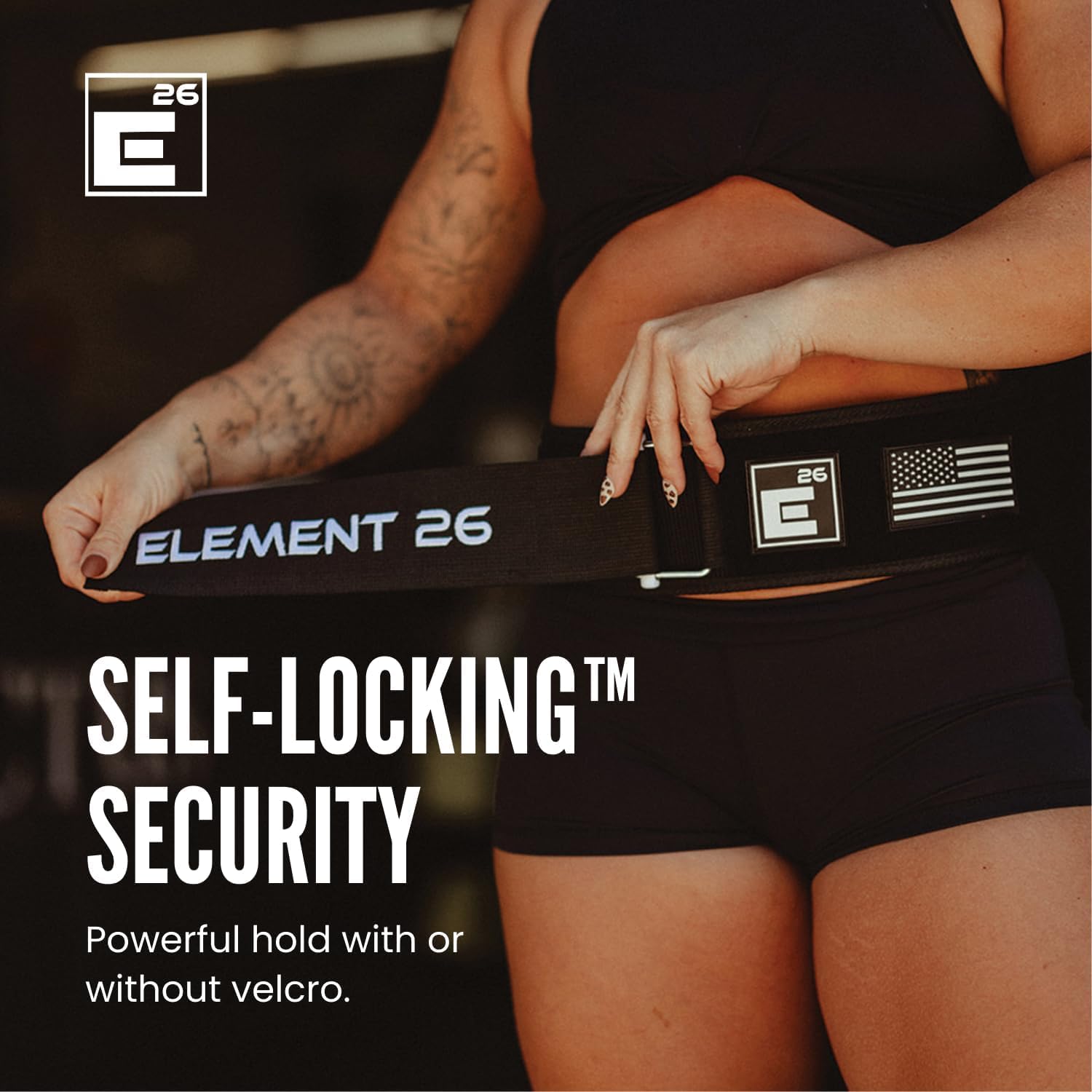 Self-Locking Weight Lifting Belt - Premium Weightlifting Belt for Serious Functional Fitness, Power Lifting, and Olympic Lifting Athletes - Training