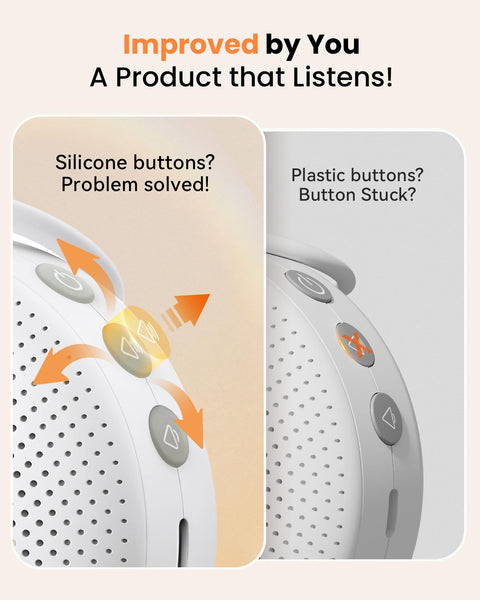 Dreamegg White Noise Machine, Portable Sound Machine Baby Features Powerful Battery, D11Max Sleep Aid Sound Machine for Baby Adults 21 Soothing Sounds for Sleeping Nursery Travel Gift USB Rechargeable