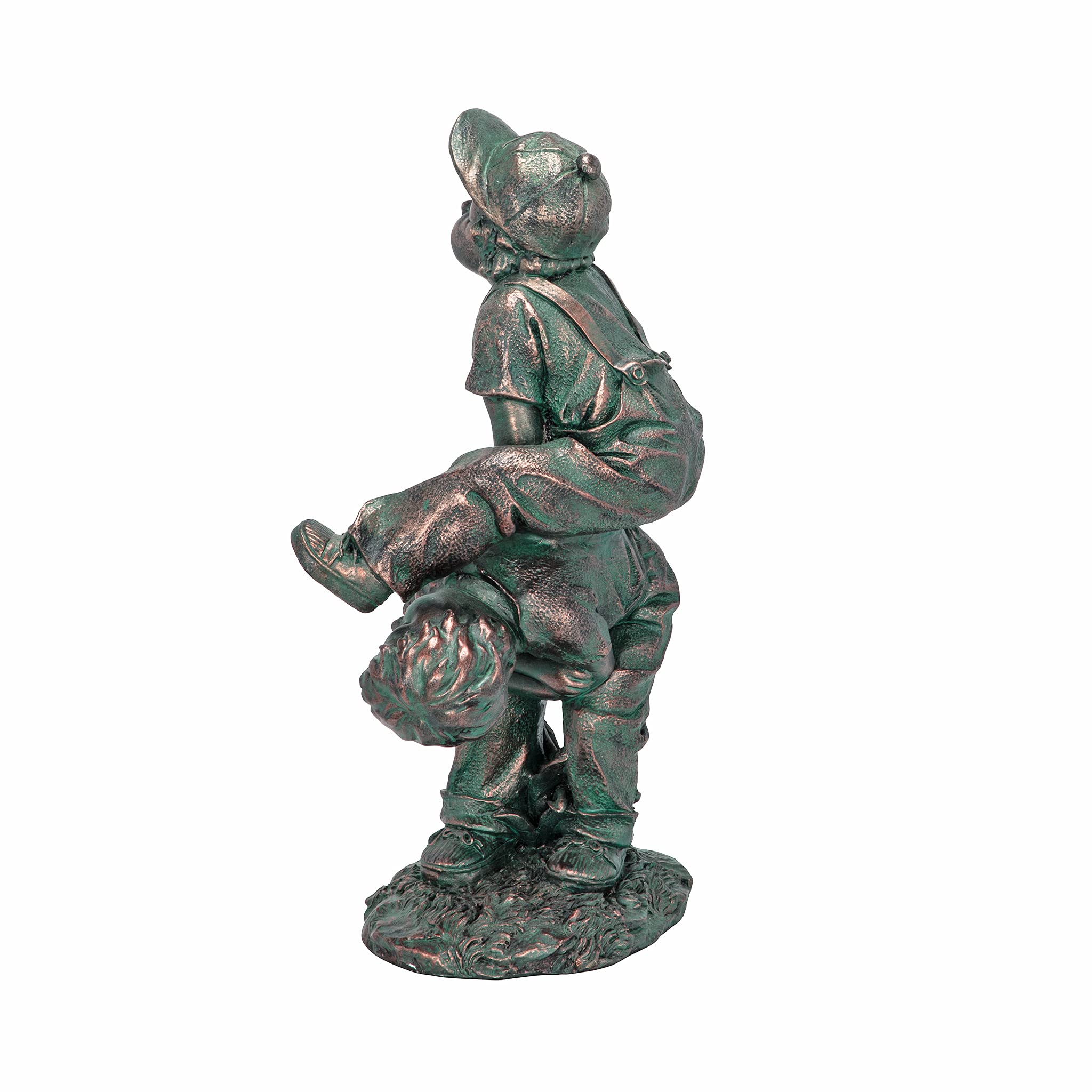 Design Toscano Leap Frogging Playing Boys Garden Statue, Full Color