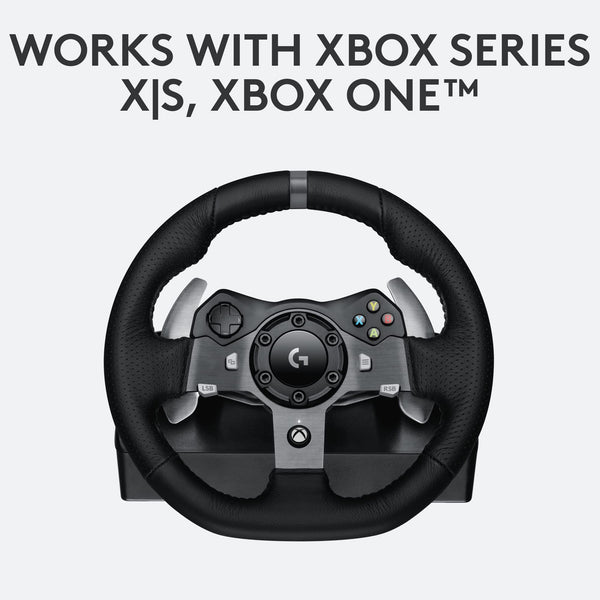 Logitech G G29 Driving Force Racing Wheel and Floor Pedals, Real Force Feedback, Stainless Steel Paddle Shifters, Steering Wheel Cover for PS5, PS4, PC, Mac - Black