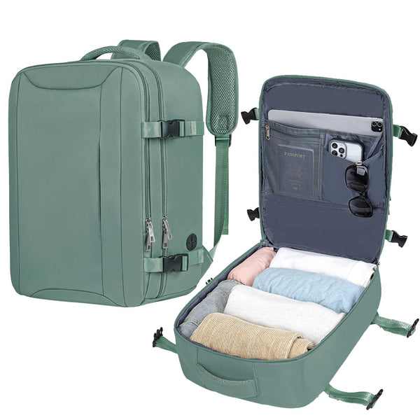 Cabin Bag 45x36x20 for New Easyjet, Underseat Cabin Luggage Bags Carry on Travel Backpack Cabin Size for Airplanes, 30L Hand Luggage Suitcase Water Resistant Laptop Backpacks Black