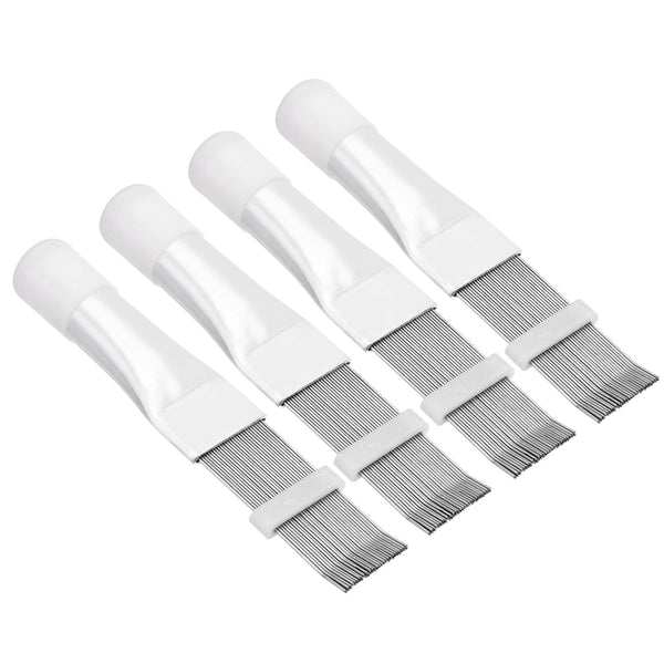 PATIKIL Air Conditioner Fin Comb, 4 Pack Stainless Steel AC Coil Cleaner Brush Fin Straightener Condenser Coil Repair Tool for Radiator Refrigerator