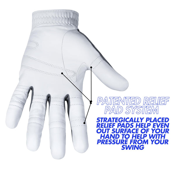Bionic Gloves Men's Performance Grip Pro Premium Leather Golf Glove (3X-Large, Left)