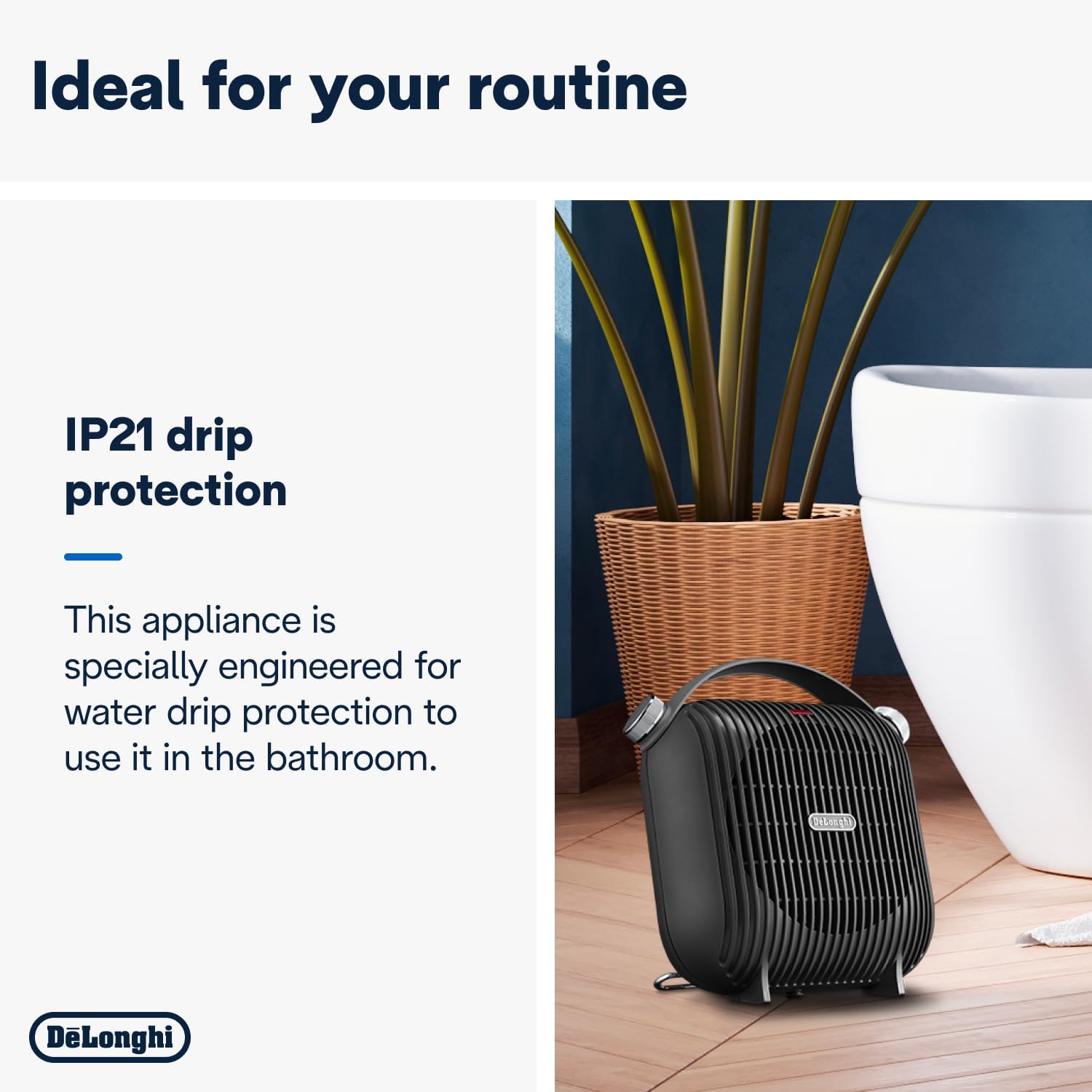 De'Longhi HFS30C24.DG, Black