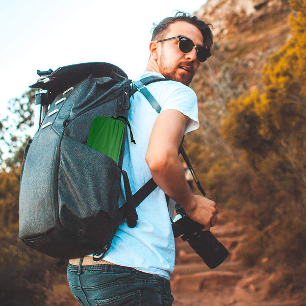 Deeplee Camping Mat, Self Inflatable Sleeping Mat with Pillow, Ultralight Camping Bed Camping Roll Mat Sleeping Pad for Outdoor Backpacking, Camping, Hiking