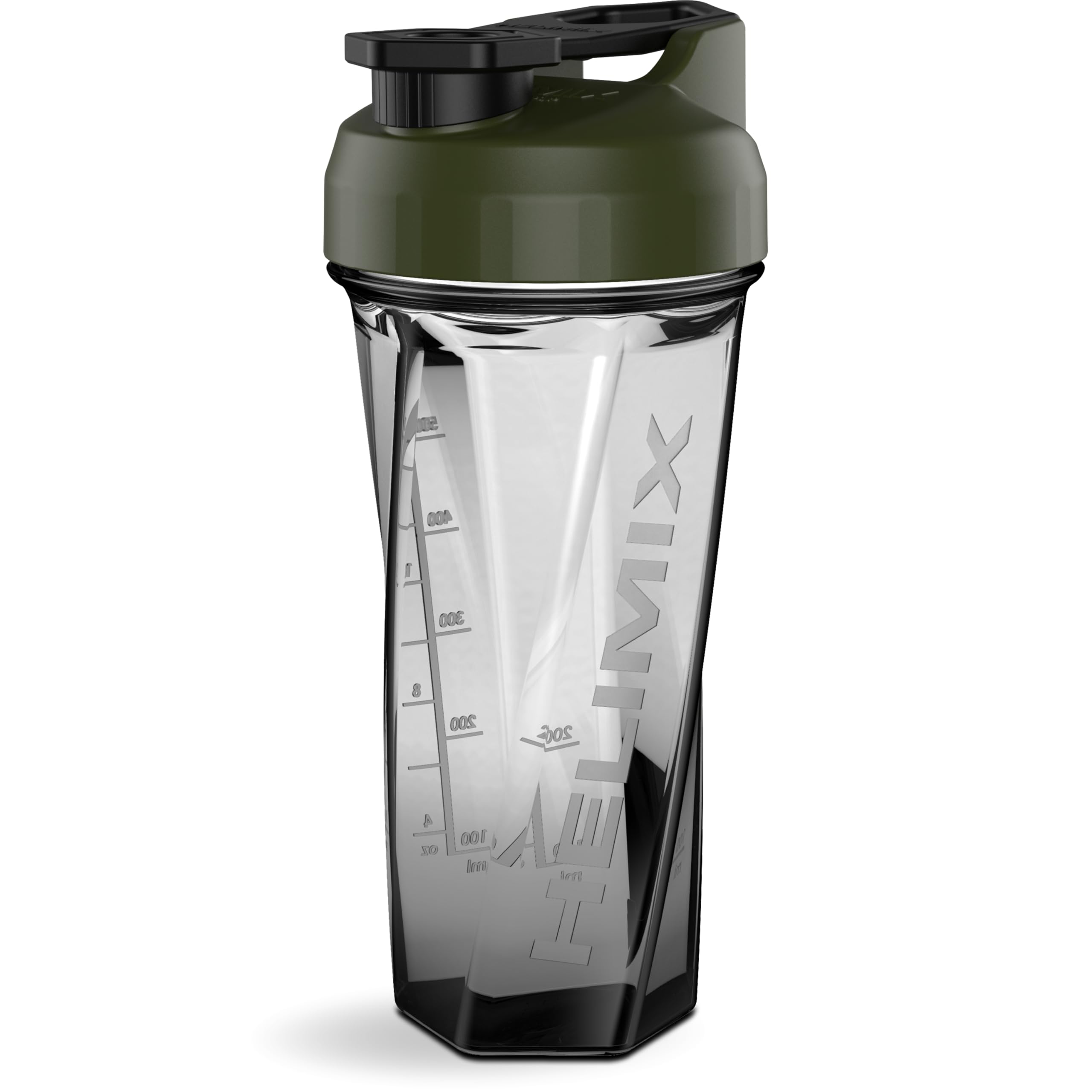 Helimix 2.0 Vortex Blender Shaker Bottle 828 ml - No Blending Ball or Whisk - USA Made - Portable Pre Workout Whey Protein Drink Cup - Mixes Cocktails Smoothies Shakes - Top Rack Safe