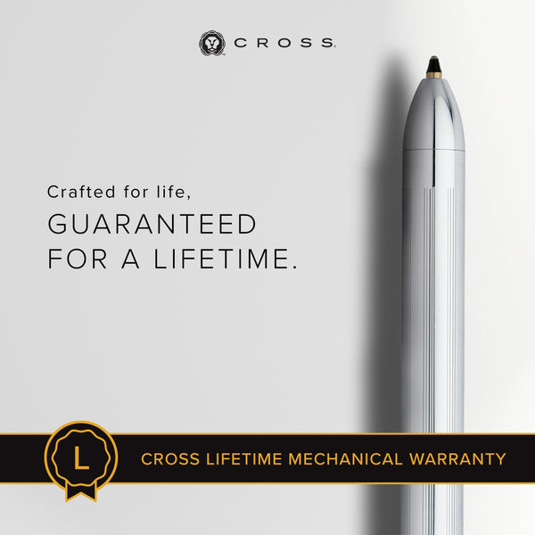 CROSS Tech3+ Satin Black Multi-Function Ballpoint Pen with Stylus incl. Premium Gift Box – Refillable Ballpen & Pencil