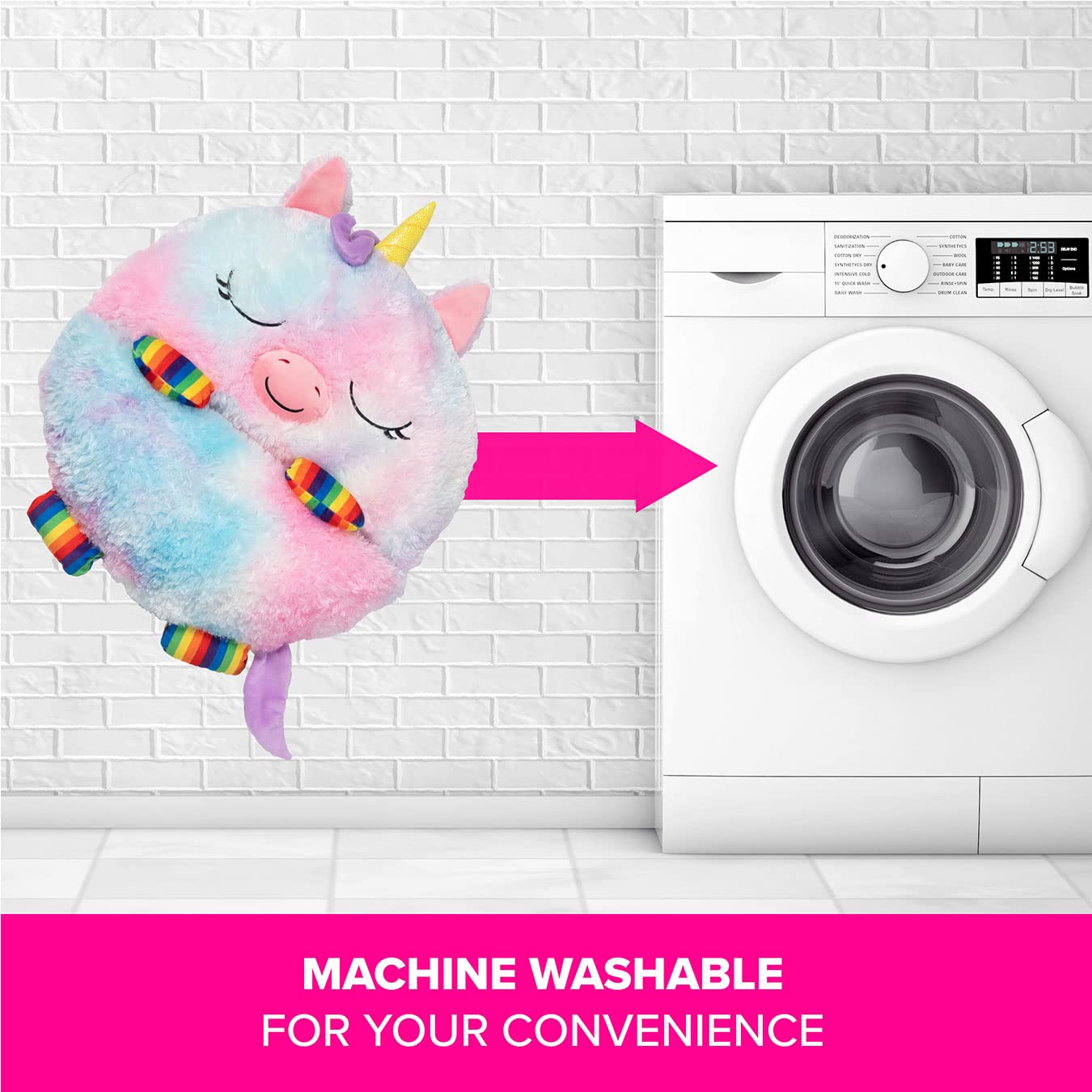 Happy Nappers Kids Sleeping Bag - Plush Toy, Comfy Sleeping Bag & Fluffy Pillow All in One