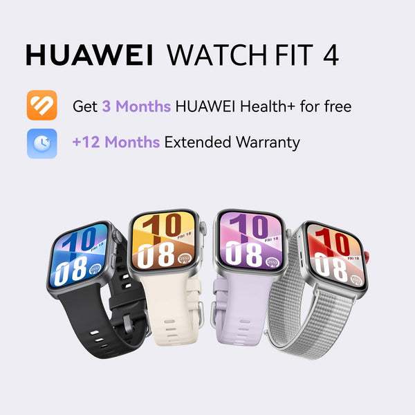 HUAWEI WATCH FIT 4 Pro Smart Watch, 1.82" Sapphire AMOLED Screen, Titanium Body, ECG & SpO2 Monitor, 10-Day Battery, 100+ Workout Modes, GPS, Waterproof, iOS Android Compatible, Fitness Tracker, Black