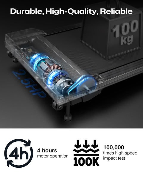 Walking Treadmills for Home, Compact Walking Pad with 38x90cm Running Area, Shock Absorption, Remote Control and LED Display