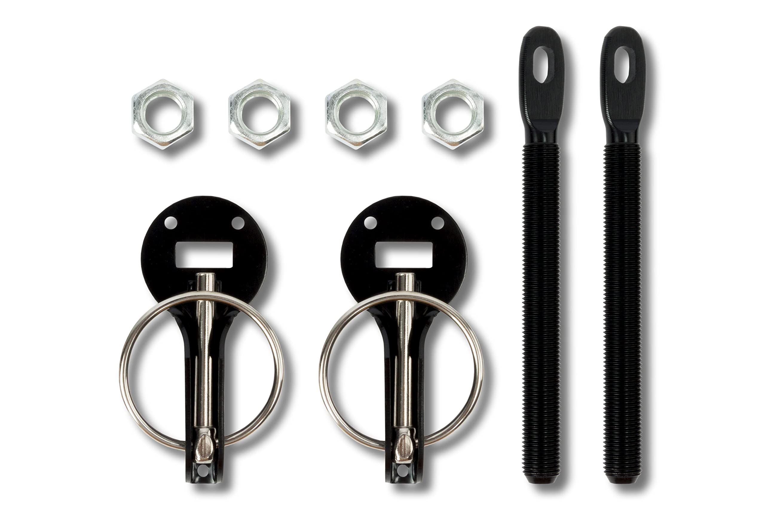 OCC MOTORSPORT BLACK KIT CLOSURE OF BONNET WITH SPRING