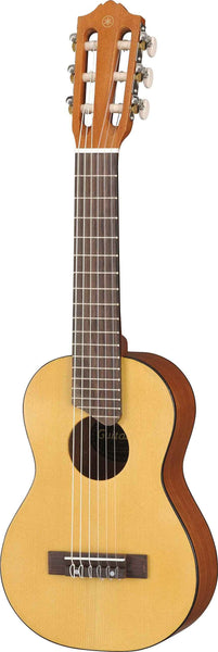 Yamaha Acoustic Guitalele, GL1 – A Hybrid Between Guitar and Ukulele (70 cm) with 6 Strings (3 Nylon/3 Metal Wound, Commonly Known as a Nylon String Set) and Fitted Yamaha Gigbag – Black