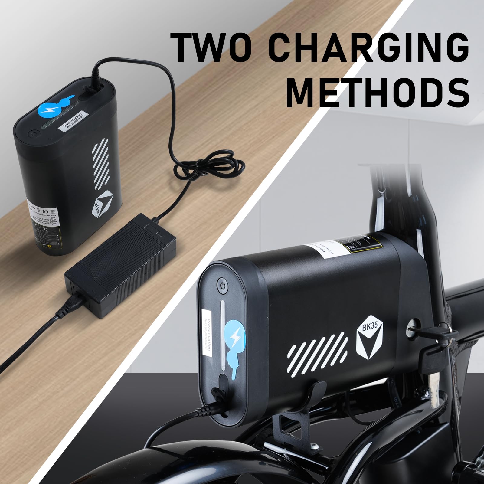 HITWAY BK35 Folding Electric Bike, 16 inch E Bike 250W City E-Bike Max.Range 25-60KM