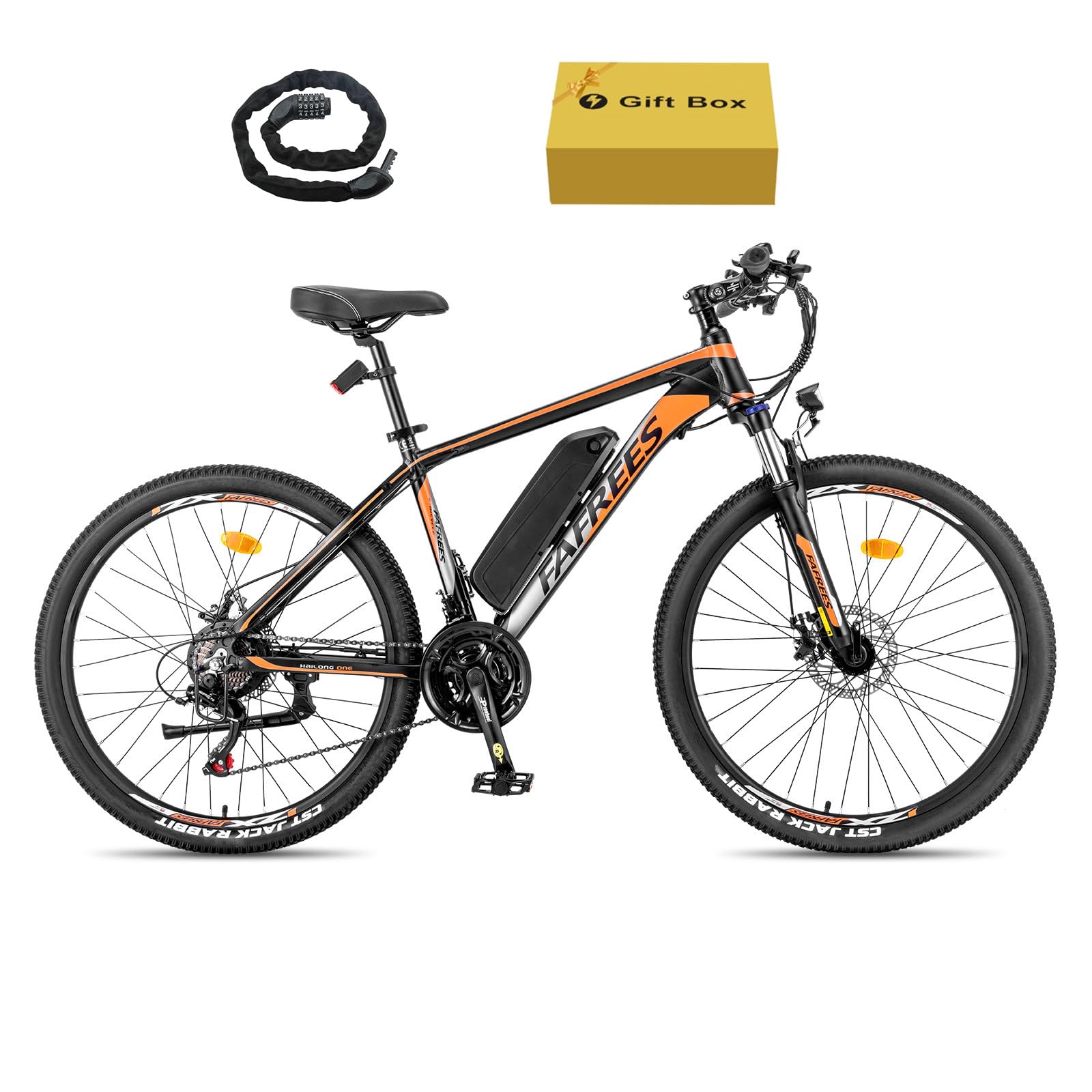 Fafrees 26" Electric Bikes for Adults, 468Wh Removable Battery, Pedal Assist Ebikes for Men Women, 250W Electric Bicycle for City, 25KM/H 21-Speed MTB, HAILONG ONE