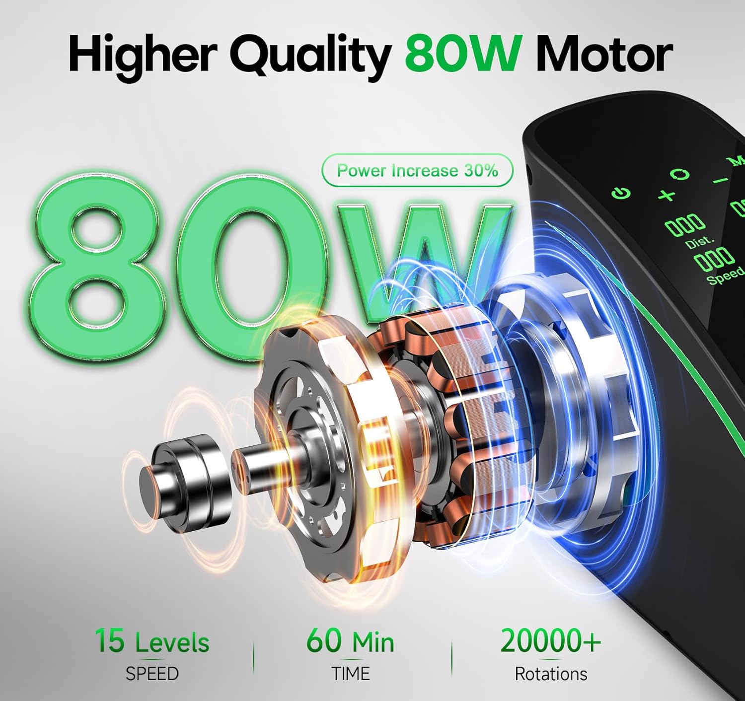 Under Desk Elliptical Machine for Home, 2 in 1 Electric Pedal Exerciser, Electric Leg Exerciser for Seniors with 15 Adjustable Speed, Seated Cross Trainer with Remote Control & Non-Slip Pad