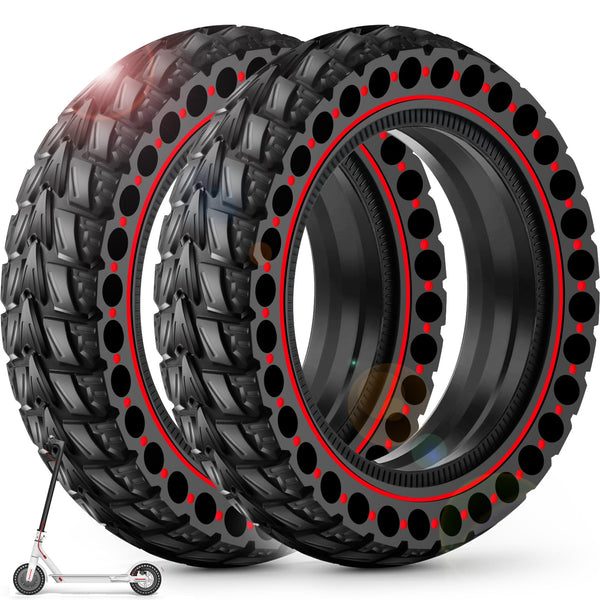 BANGTING 2PCS 50/75-6.1 Solid Tyre for Electric Scooter, 8.5x2 inch E Scooter Tyres, 8 1/2 x2 Replacement Tire Compatible with Xiaomi 3 Lite / 3 / Pro