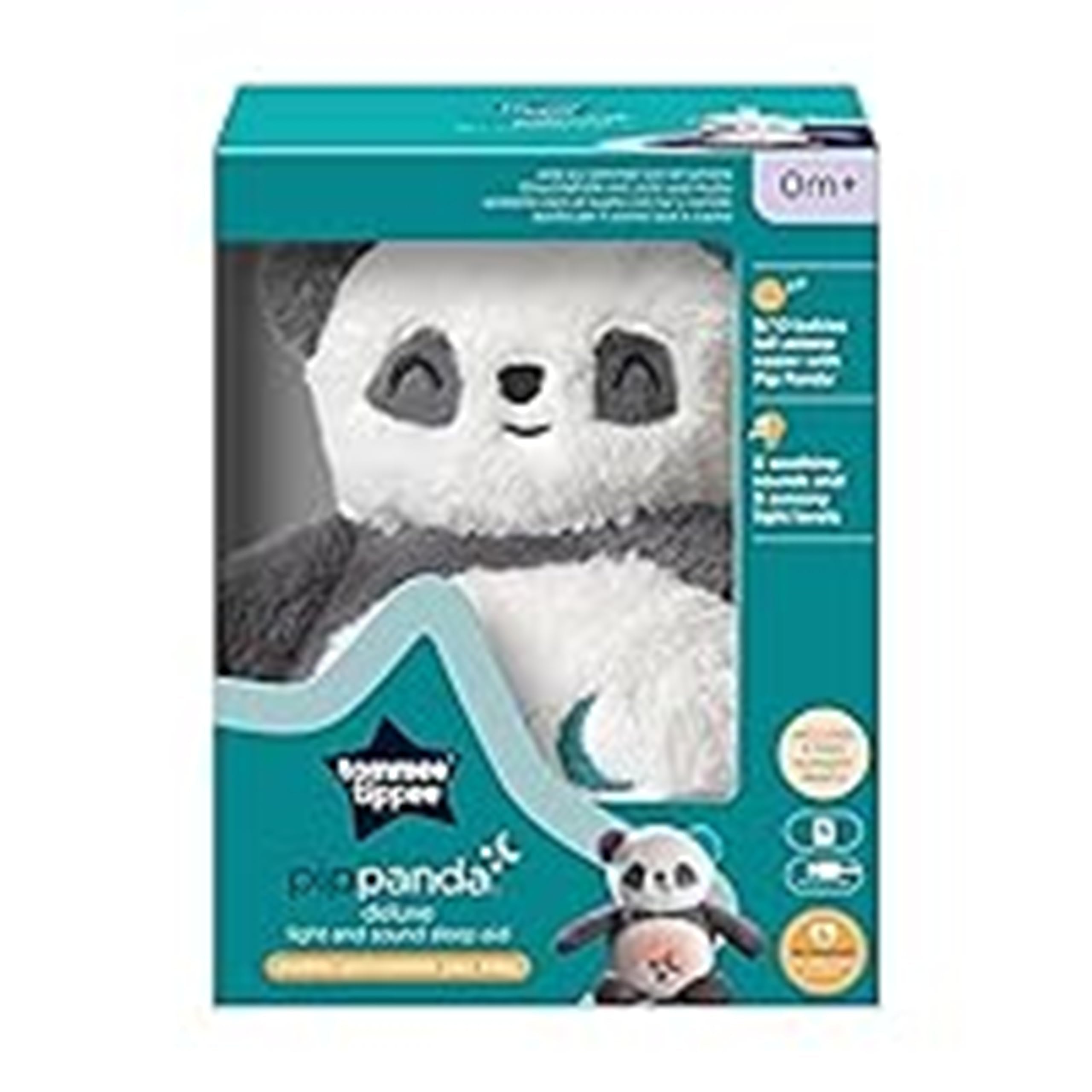 Tommee Tippee OllieOwl Deluxe Baby and Toddler Sound and Light Sleep Aid, Automatic CrySensor Soothes with 3 Natural Sounds and 3 Lullabies, Adjustable Volume, Soft Plush Fabric, USB Rechargeable