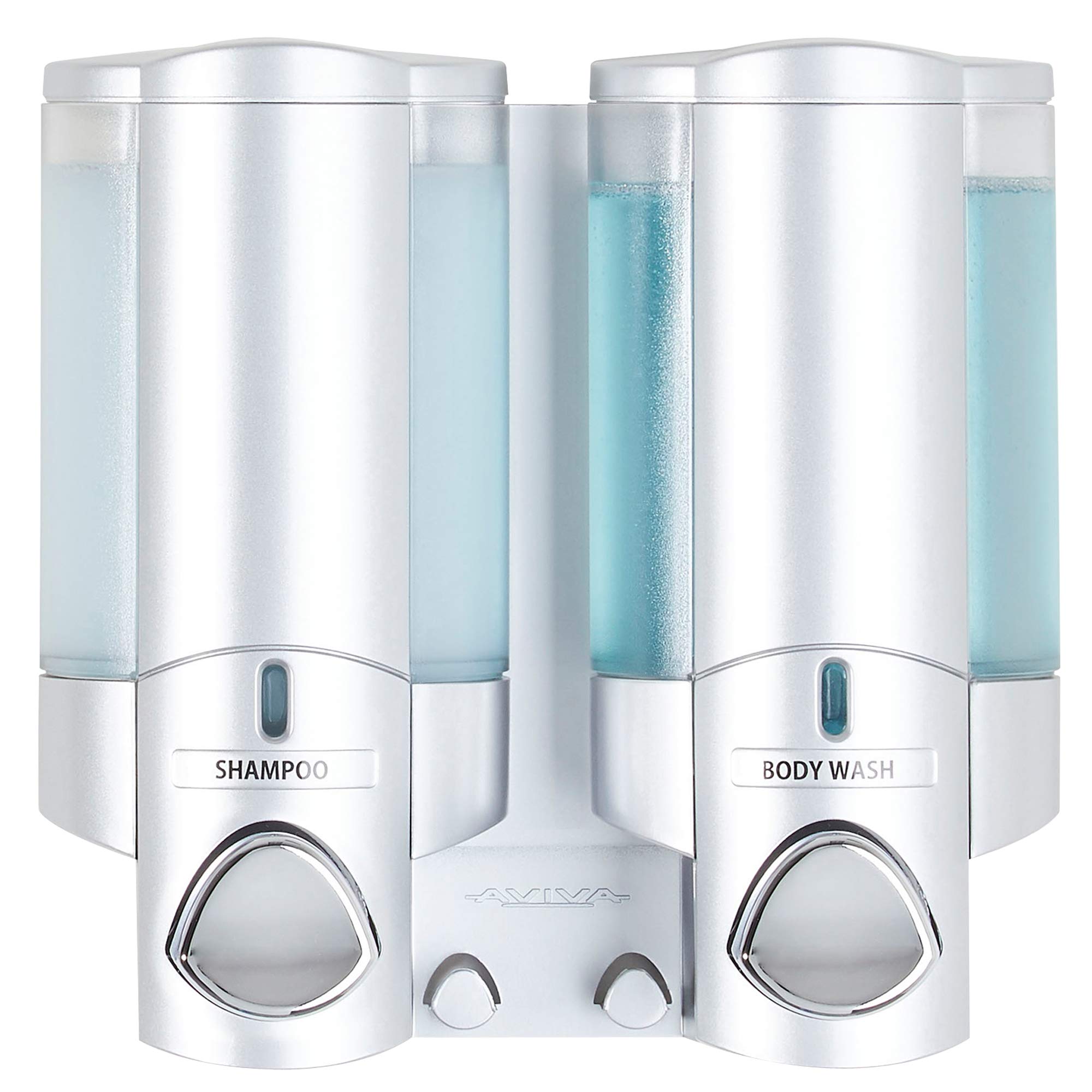 Aviva Better Living Two Chamber Dispenser, Satin