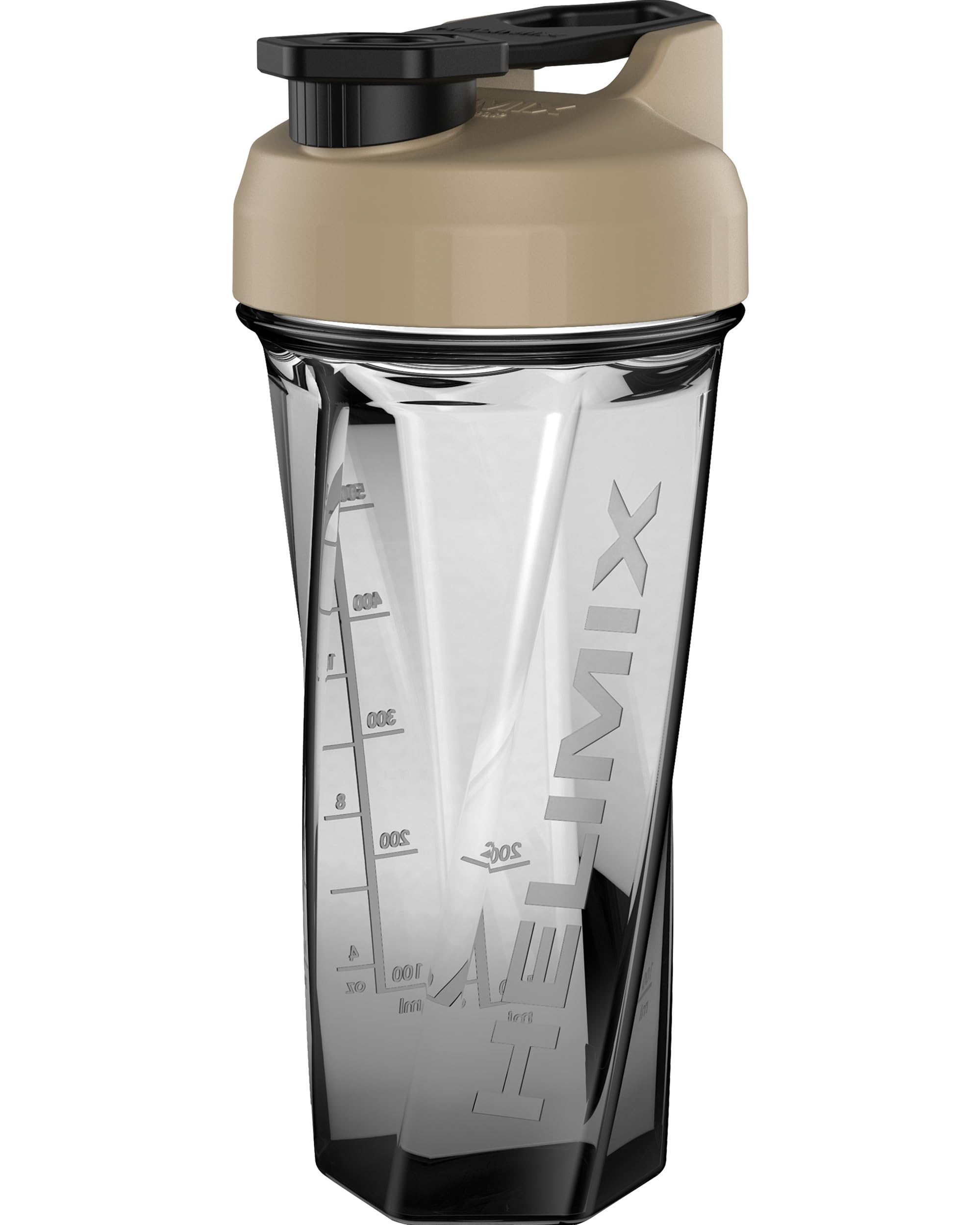 Helimix 2.0 Vortex Blender Shaker Bottle 828 ml - No Blending Ball or Whisk - USA Made - Portable Pre Workout Whey Protein Drink Cup - Mixes Cocktails Smoothies Shakes - Top Rack Safe