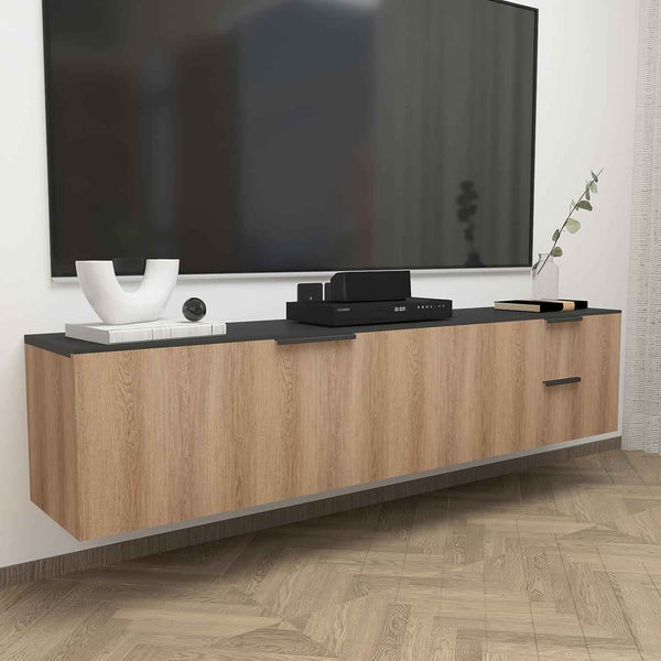 Wood Effect Wallpaper Self Adhesive Vinyl Matte Waterproof 31.5x157in TOTIO