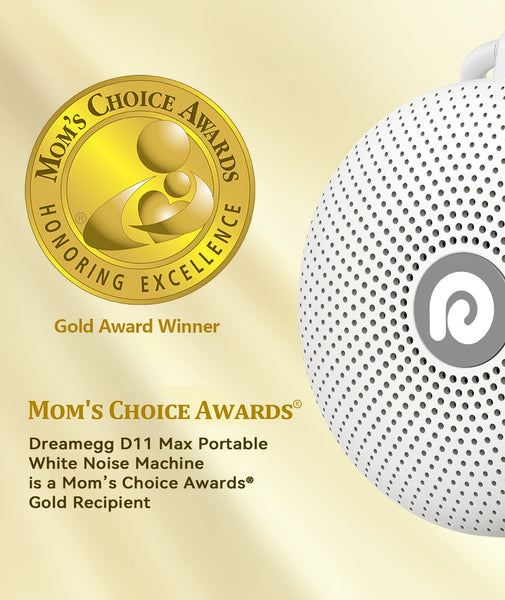 Dreamegg White Noise Machine, Portable Sound Machine Baby Features Powerful Battery, D11Max Sleep Aid Sound Machine for Baby Adults 21 Soothing Sounds for Sleeping Nursery Travel Gift USB Rechargeable