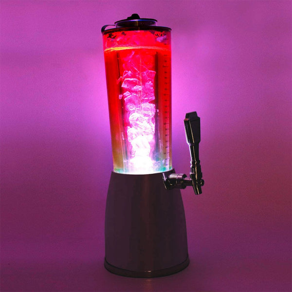 Beer-Tower XXL Drinks & Beverage Dispenser with Tap 4.0 litres with Ice Cooler - Beer Column from Bavaria