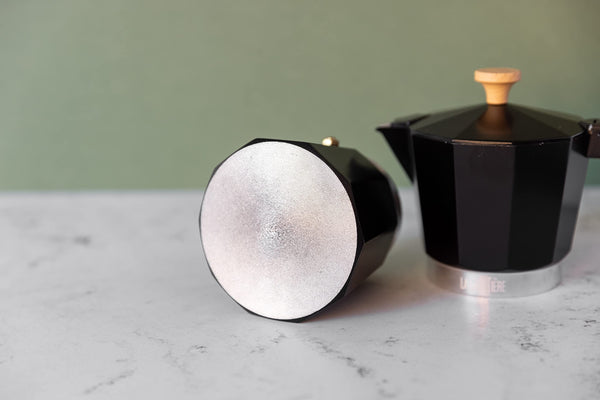 La Cafetière Venice Aluminium Espresso Maker, Three Cup, Black, Gift Boxed