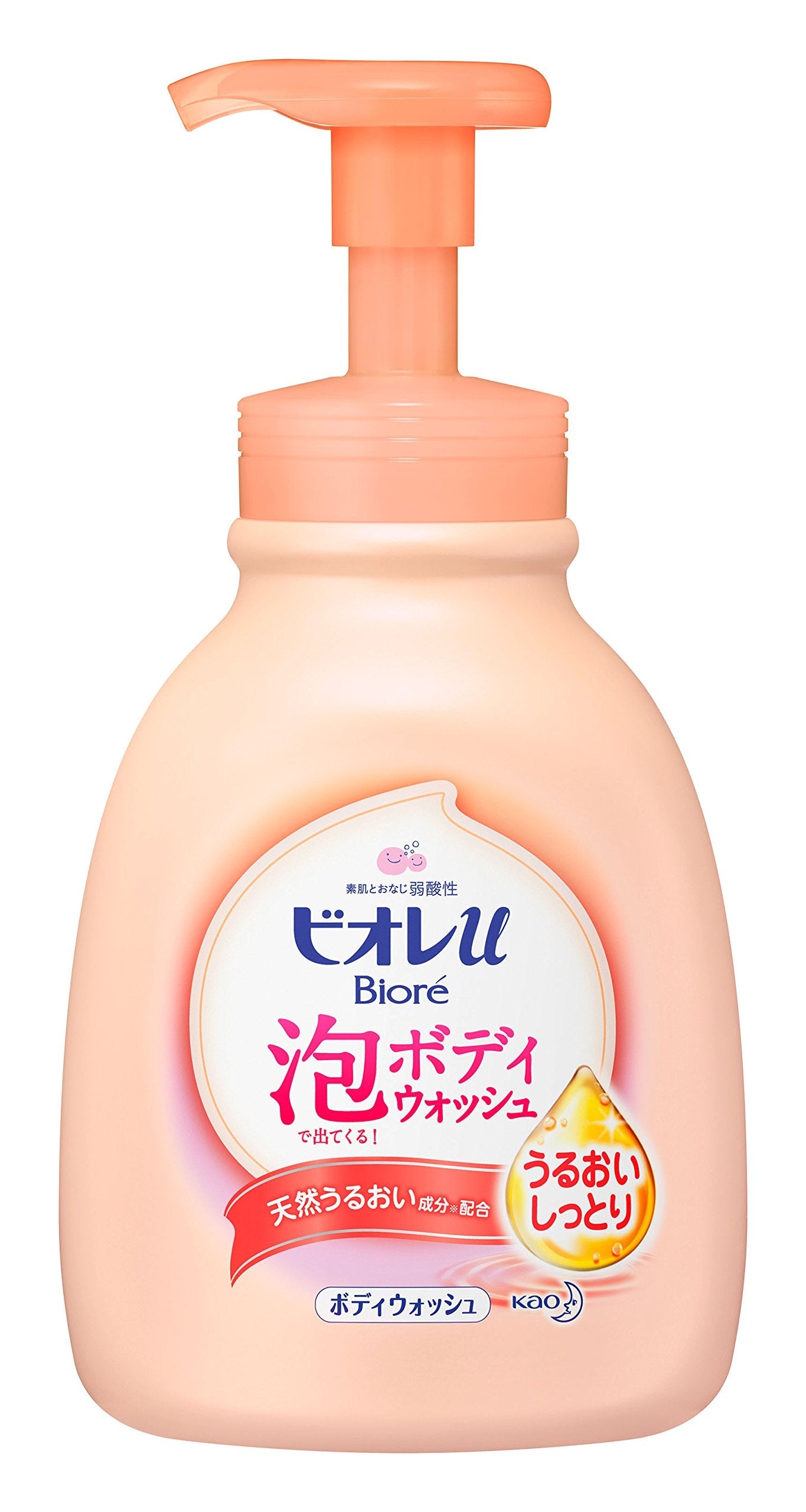 Biore U Bubble Body Wash 600ml - Moisture