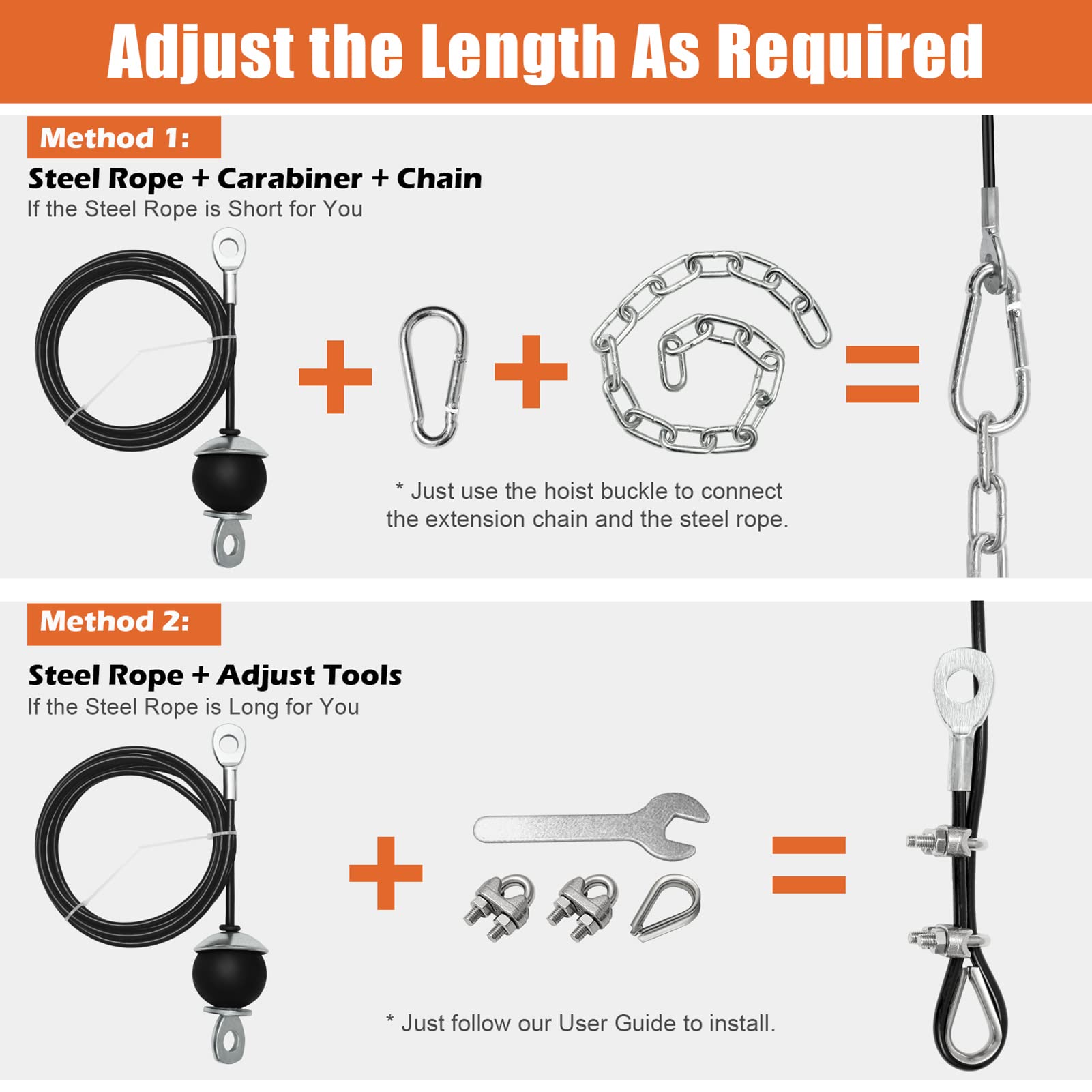 SERTT Home Gym Pulley System, Tricep Workout Pulley System for LAT Pulldown, Biceps Curl, Triceps, Shoulders, Back, Forearm Workout, Weight Cable